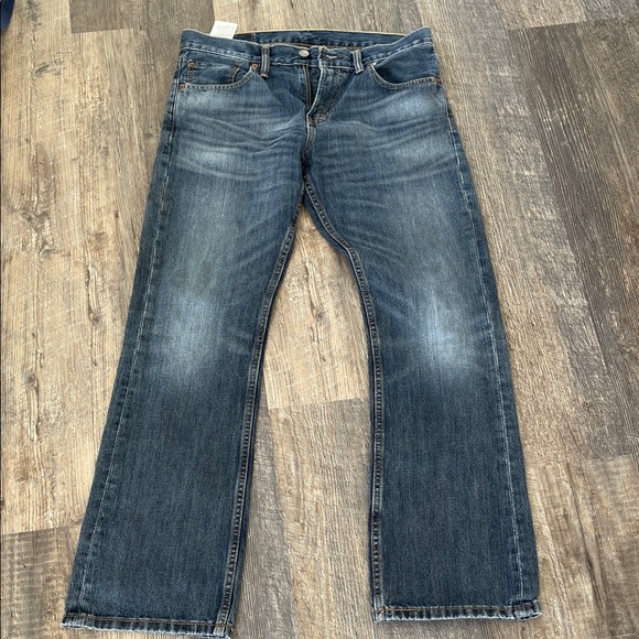 Levi's Men's Classic Bootcut Jeans - Dark Blue - Picture 3 of 4